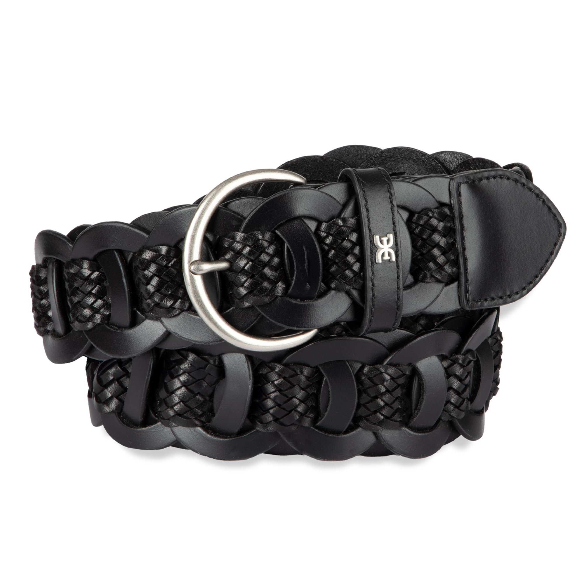Sam Edelman Women's Linked Woven Leather Belt for Jeans, Dresses and Skirts - Image 4